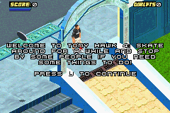 Tony Hawk 4 screenshot 2 for GameBoy Advance